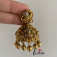 Premium Lakshmi peacock jhumkas E239