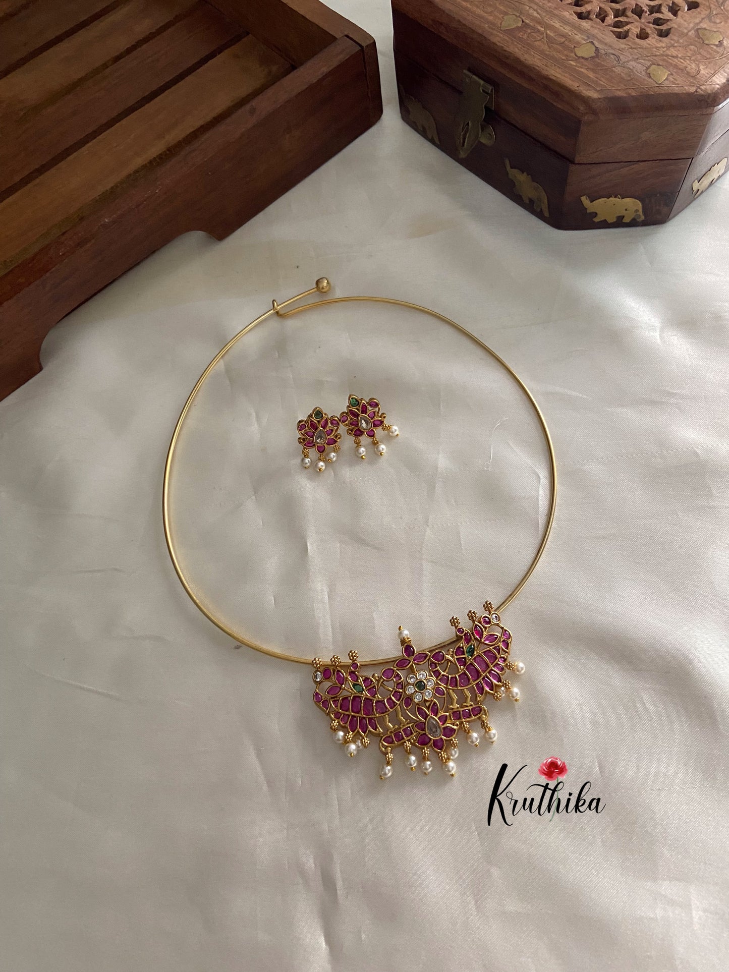 Pipe necklace with kemp pendant NC861