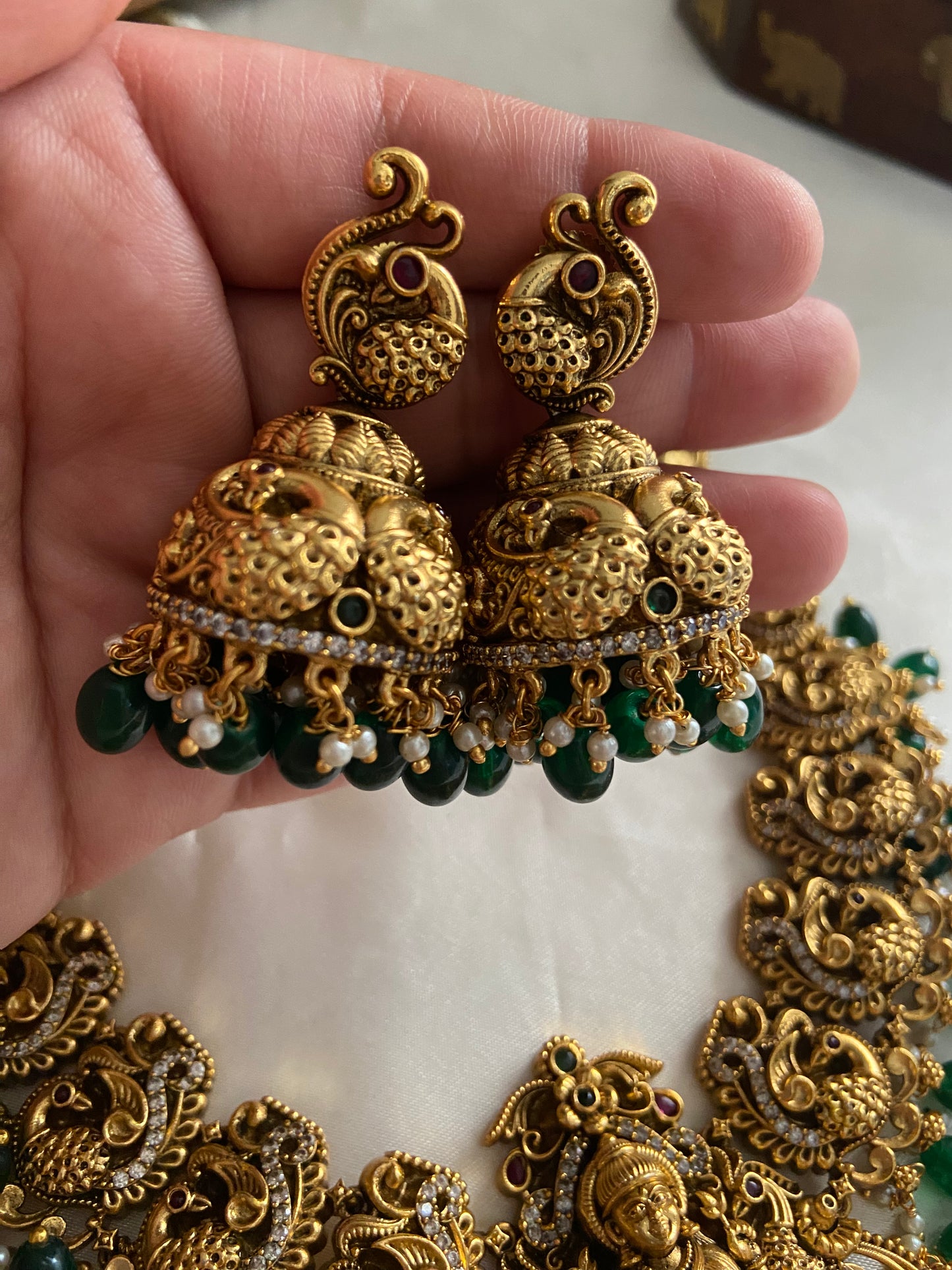 Antique Lakshmi peacock Haaram LH447