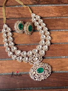 Premium Victorian two layer necklace NC865