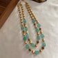 Two lines pearls beads maala LH402