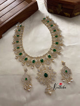 Gold finish CZ Emerald Haaram LH454