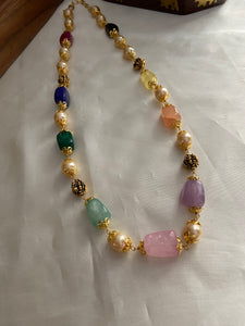 Beads & pearls maala NC682 (11 colors available)