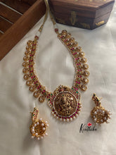 Antique light weight Lakshmi Jadau necklace NC839