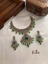 Victorian emerald necklace NC877