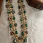 3 lines beads Haaram with earrings LH446 (colors available)