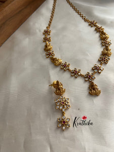 Simple AD Lakshmi necklace NC831
