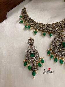 Victorian emerald necklace NC877