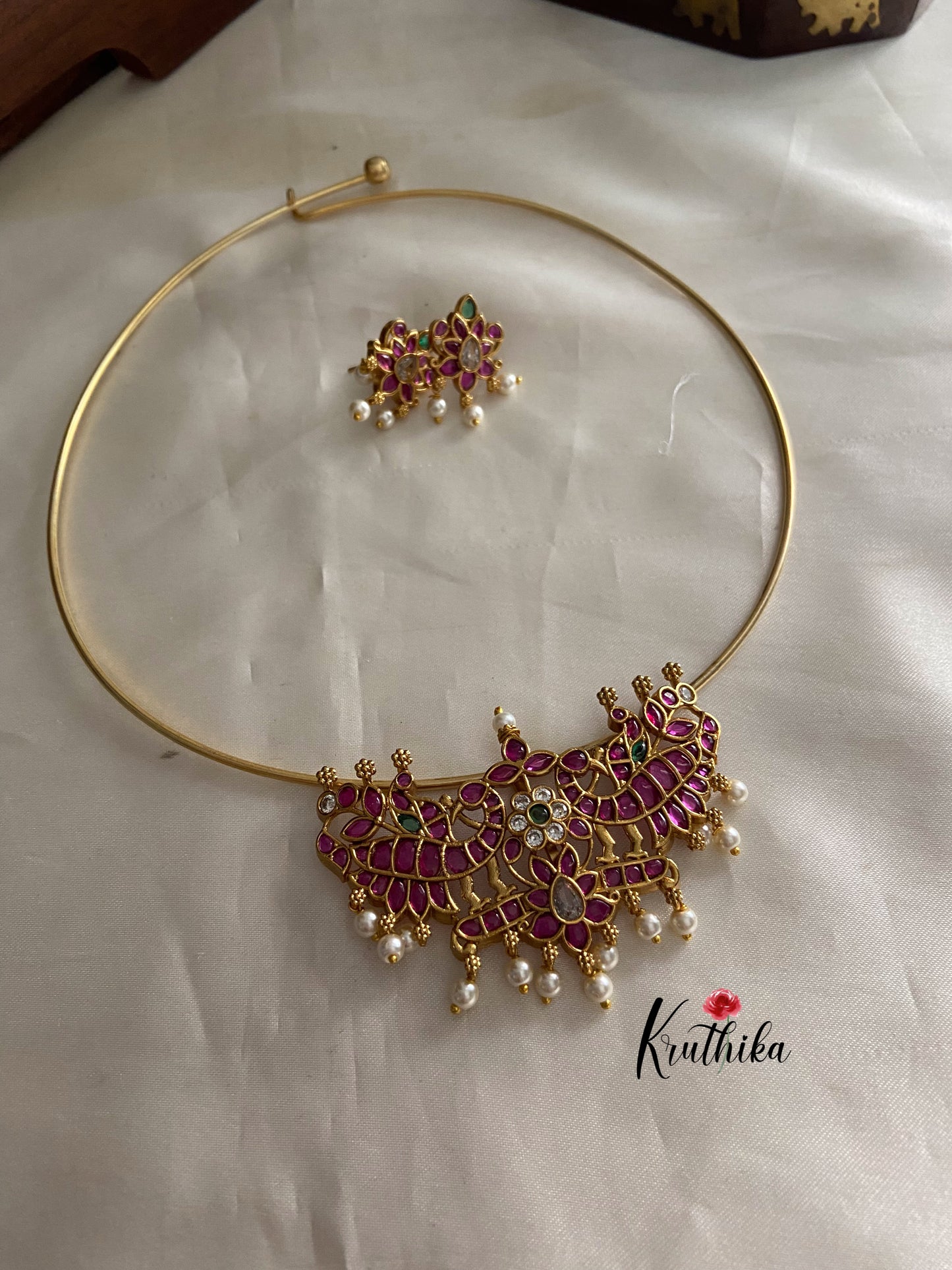 Pipe necklace with kemp pendant NC861