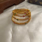 AD gold alike bangles B90