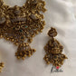 Premium antique polish Nagas Lakshmi peacock Haaram LH443