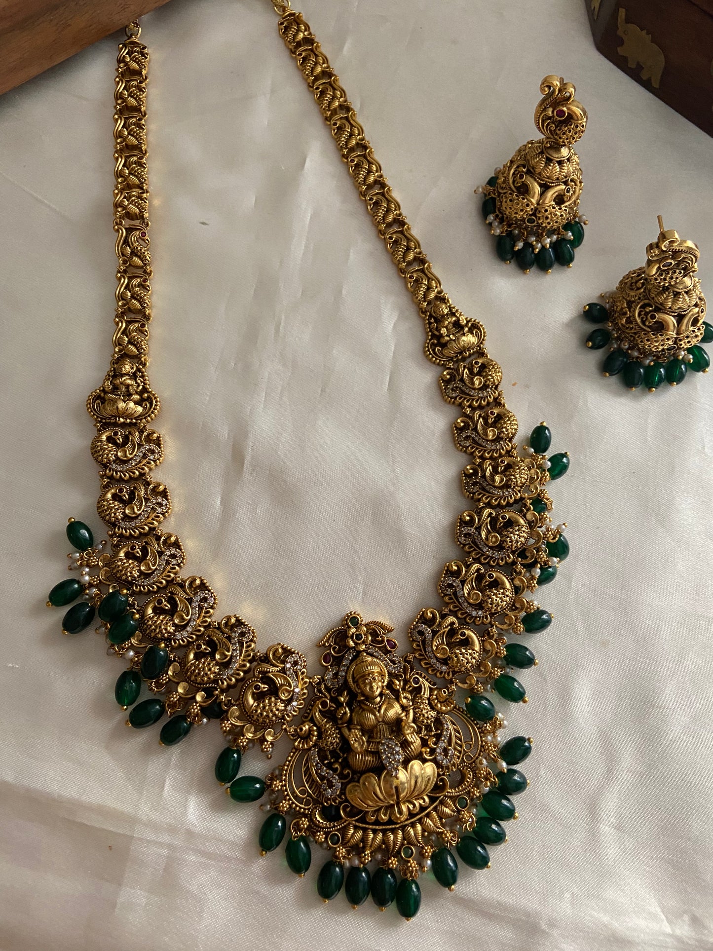 Antique Lakshmi peacock Haaram LH447