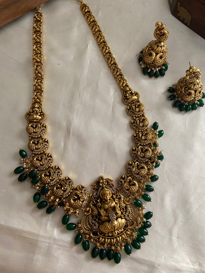 Antique Lakshmi peacock Haaram LH447