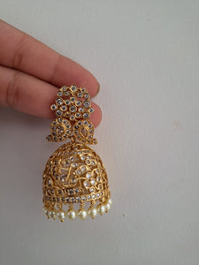 AD mango jhumkas E246