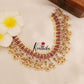 Beautiful AD Ruby guttapoosalu necklace NC1762
