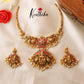 Jadau Lakshmi peacock Nakshi hasli necklace NC885