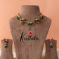 Jadau peacock chain set NC1085