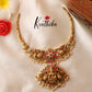 Jadau Lakshmi peacock Nakshi hasli necklace NC885