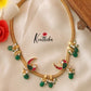 Jadau peacock chain set NC1085