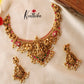 Premium Jadau Lakshmi Devi peacock necklace NC776