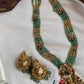 Onyx Beads Nakshi Temple Lakshmi Haaram LH556