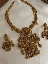 Antique finish Pallaki necklace NC562