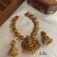 Premium polish Lakshmi Devi peacock necklace NC568