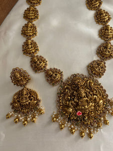 Premium polish Lakshmi Devi bridal haaram LH239