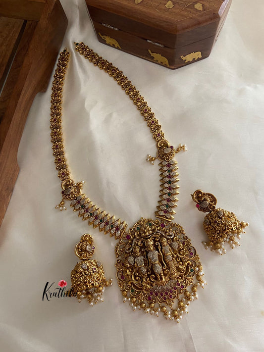 Premium Antique AD Ram Parivar Haaram LH252