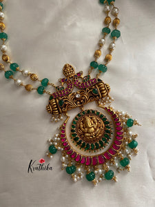 Antique beads maala with Ganesha pendant LH301