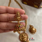 Golden beads maala with Lakshmi pendant LH303