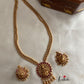 Golden beads maala with Lakshmi pendant LH303