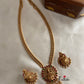 Golden beads maala with Lakshmi pendant LH303