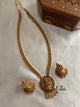 Golden beads maala with Lakshmi pendant LH303
