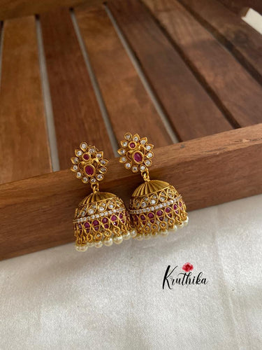 Simple AD jhumkas E220
