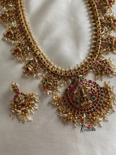 Lakshmi Devi Guttapoosalu haaram with rice pearls LH306
