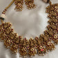 Antique real kemp Lakshmi choker NC597