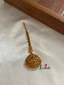 Simple peacock maang tika MT57