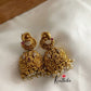 Heavy Premium polish Peacock jhumkas E209
