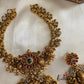 Premium Intricate Lakshmi Peacock Kemp Necklace NC649