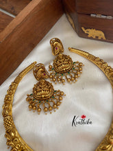 Premium Lakshmi Pendants AD Pipe necklace set NC658