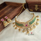 AD No-idol emerald choker set NC674