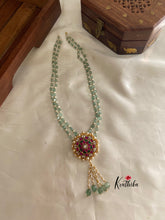 Beads maala with Jadau pendant LH367