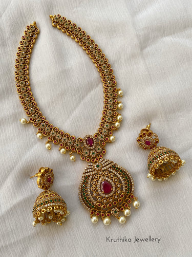 AD flower necklace NC231