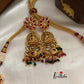 Antique real kemp Lakshmi peacock choker NC598