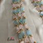 Three lines beads pearls maala LH416 (6 colors available)
