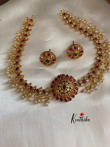 Simple AD Guttapoosalu choker NC634