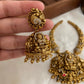 Premium polish Lakshmi devi pipe necklace NC753