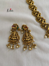 Premium antique finish Nagas Lakshmi Devi haaram LH150