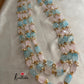 Three lines beads pearls maala LH416 (6 colors available)